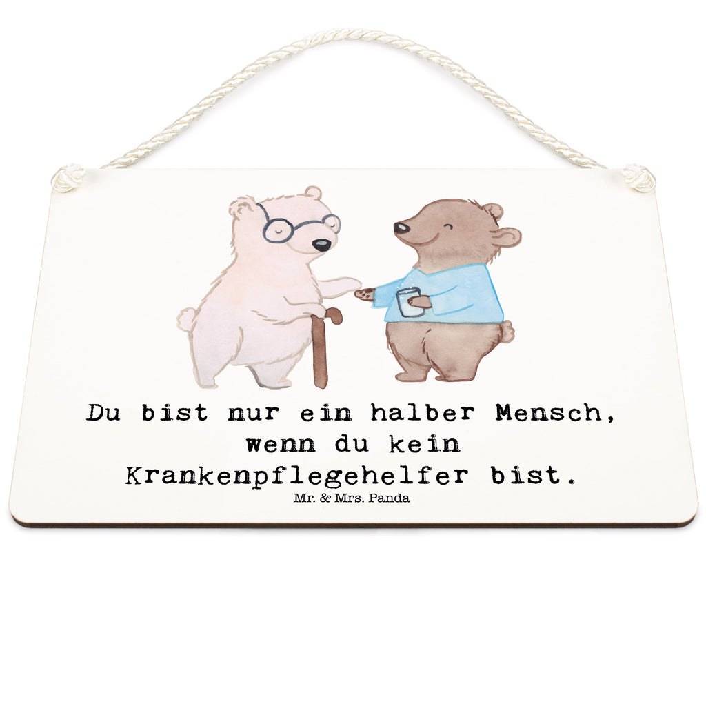 Deko Schild Krankenpflegehelfer mit Herz Dekoschild, Deko Schild, Schild, Tür Schild, Türschild, Holzschild, Wandschild, Wanddeko, Beruf, Ausbildung, Jubiläum, Abschied, Rente, Kollege, Kollegin, Geschenk, Schenken, Arbeitskollege, Mitarbeiter, Firma, Danke, Dankeschön, Krankenpflegehelfer, Pflegehelfer, Pflegekraft