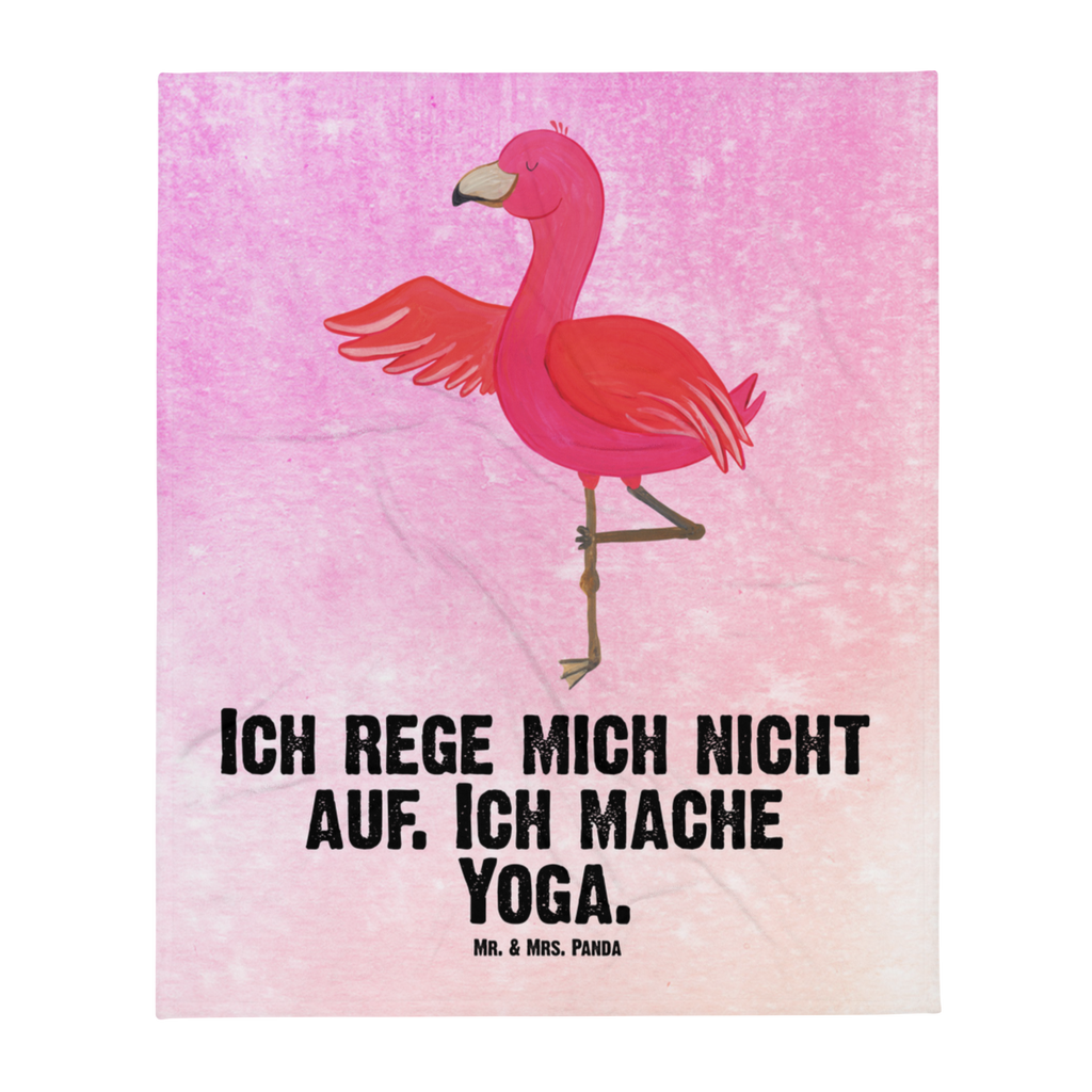 Babydecke Flamingo Yoga Babydecke, Babygeschenk, Geschenk Geburt, Babyecke Kuscheldecke, Krabbeldecke, Flamingo, Vogel, Yoga, Namaste, Achtsamkeit, Yoga-Übung, Entspannung, Ärger, Aufregen, Tiefenentspannung