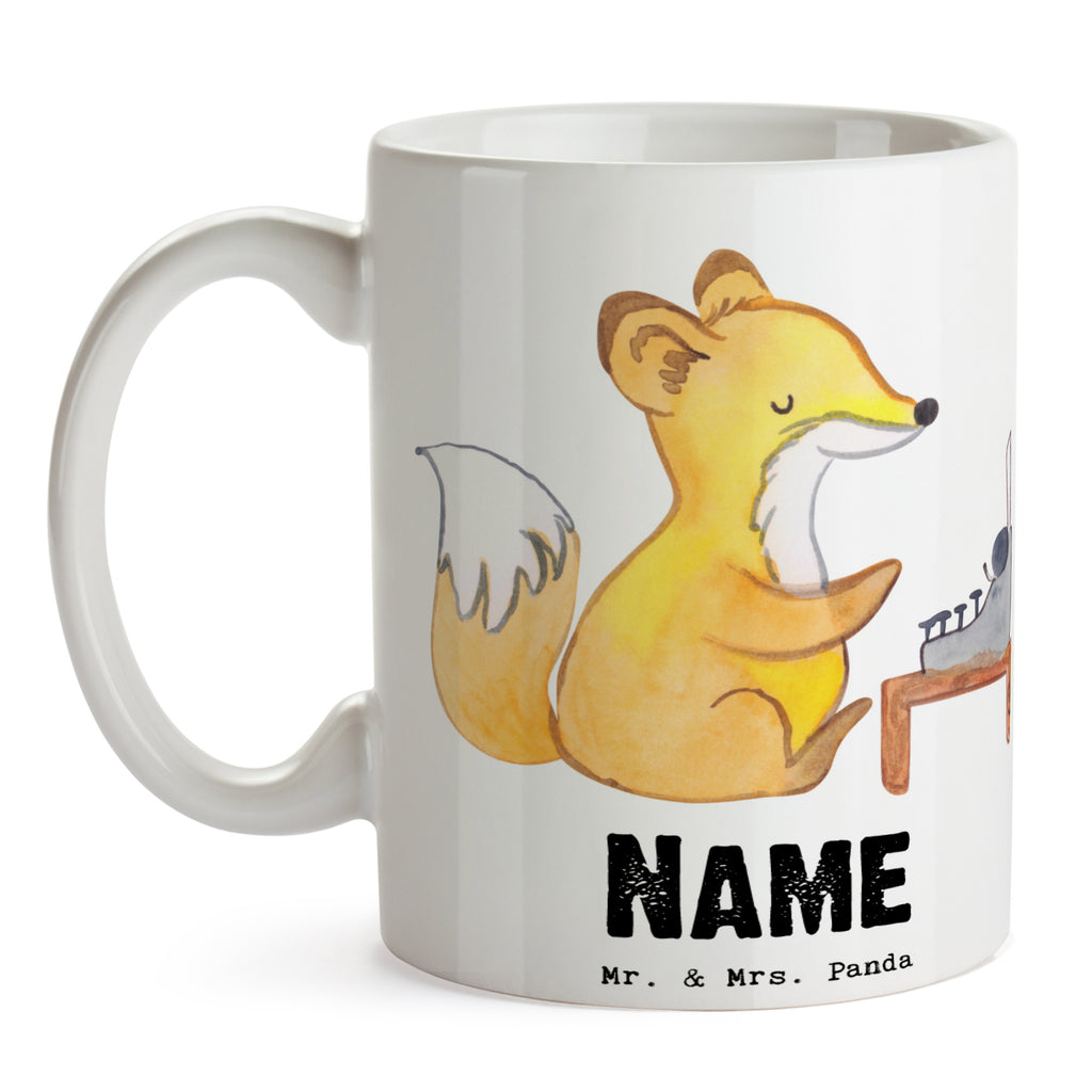 Personalisierte Tasse Online Redakteur mit Herz Personalisierte Tasse, Namenstasse, Wunschname, Personalisiert, Tasse, Namen, Drucken, Tasse mit Namen, Beruf, Ausbildung, Jubiläum, Abschied, Rente, Kollege, Kollegin, Geschenk, Schenken, Arbeitskollege, Mitarbeiter, Firma, Danke, Dankeschön