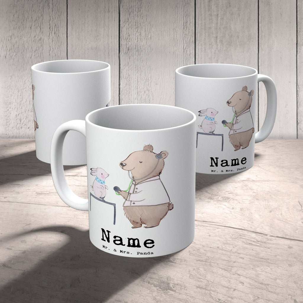 Personalisierte Tasse Tierarzt mit Herz Personalisierte Tasse, Namenstasse, Wunschname, Personalisiert, Tasse, Namen, Drucken, Tasse mit Namen, Beruf, Ausbildung, Jubiläum, Abschied, Rente, Kollege, Kollegin, Geschenk, Schenken, Arbeitskollege, Mitarbeiter, Firma, Danke, Dankeschön