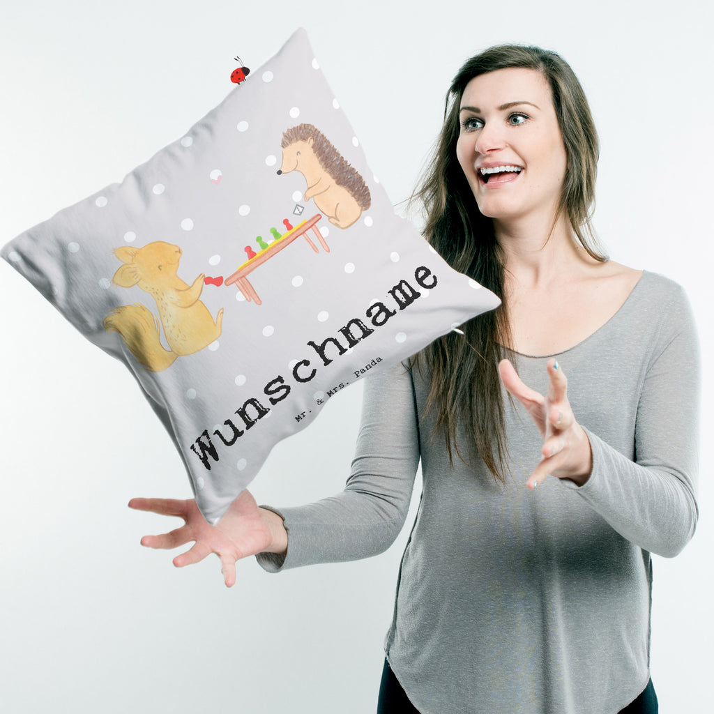 Personalisiertes Kissen Eichhörnchen Gesellschaftsspiele Tage Kissen, personalisiert, Name, Wunschname, bedrucken, Kopfkissen, Geschenk, Sport, Sportart, Hobby, Schenken, Danke, Dankeschön, Auszeichnung, Gewinn, Sportler, Gesellschaftsspiele, Spielen, Spieleabend