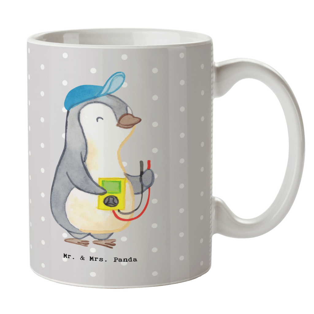 Tasse Elektriker mit Herz Tasse, Kaffeetasse, Teetasse, Becher, Kaffeebecher, Teebecher, Keramiktasse, Porzellantasse, Büro Tasse, Geschenk Tasse, Tasse Sprüche, Tasse Motive, Kaffeetassen, Tasse bedrucken, Designer Tasse, Cappuccino Tassen, Schöne Teetassen, Beruf, Ausbildung, Jubiläum, Abschied, Rente, Kollege, Kollegin, Geschenk, Schenken, Arbeitskollege, Mitarbeiter, Firma, Danke, Dankeschön, Elektriker, Elektronmonteur, Elektrotechniker, Elektroinstallateur, Elektromeister, Gesellenprüfung