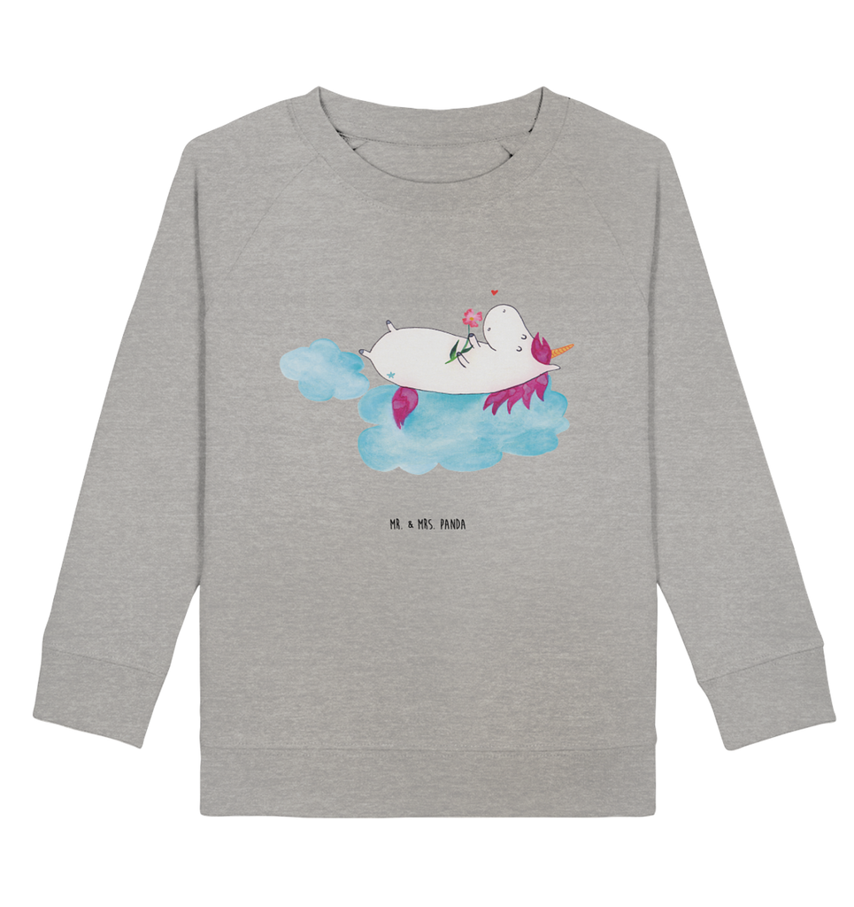 Organic Kinder Pullover Einhorn verliebt auf Wolke Kinder Pullover, Kinder Sweatshirt, Jungen, Mädchen, Einhorn, Einhörner, Einhorn Deko, Pegasus, Unicorn, verliebt, Liebe, Liebesbeweis, Freundin, Wolke