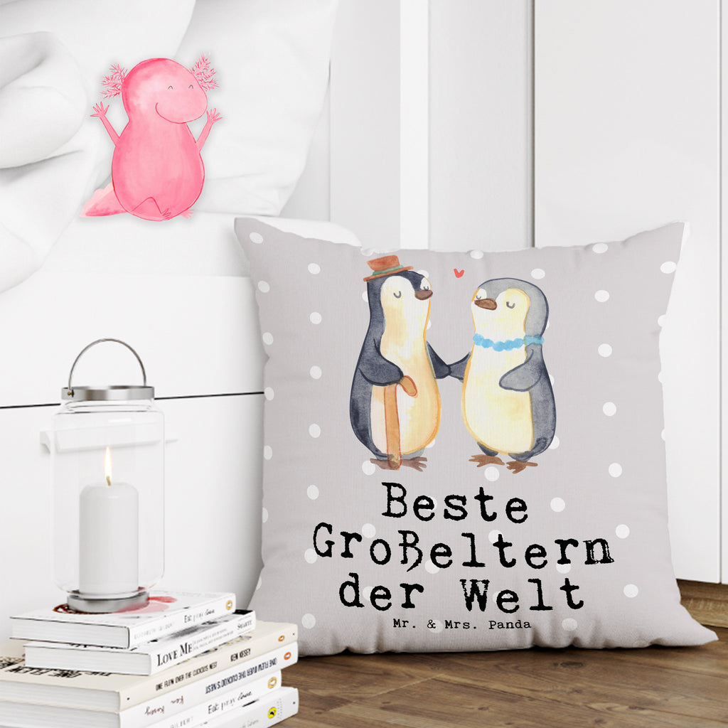 40x40 Kissen Pinguin Beste Großeltern der Welt Kissenhülle, Kopfkissen, Sofakissen, Dekokissen, Motivkissen, für, Dankeschön, Geschenk, Schenken, Geburtstag, Geburtstagsgeschenk, Geschenkidee, Danke, Bedanken, Mitbringsel, Freude machen, Geschenktipp, Großeltern, Grosseltern, Großmutter, Großvater, Opa, Omi, Oma, Opi. Großpapa, Großmama, Enkel, Enkelin, Enkelkind, Kleinigkeit, Omma, Ommi, Oppa, Oppi, Bester