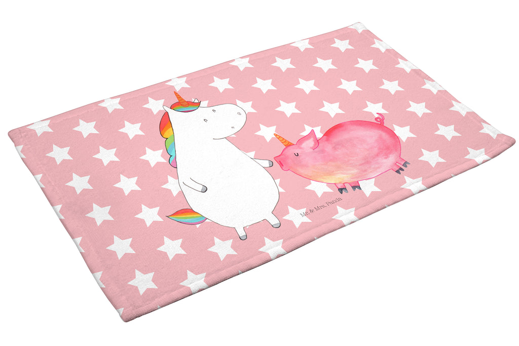 Handtuch Einhorn + Schweinhorn Handtuch, Badehandtuch, Badezimmer, Handtücher, groß, Kinder, Baby, Einhorn, Einhörner, Einhorn Deko, Pegasus, Unicorn, Freundschaft, Schweinhorn, Schwein, Freundin, Schweinchen