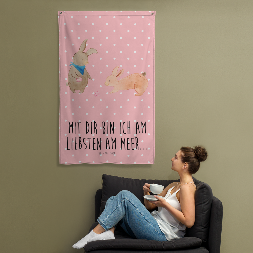 Wandteppich Hasen Muschel Wandbehang, Dekoration, Boho, Wandteppich, Wandtuch, Wanddeko, Tapisserie, Tapestry, Wandbild, Textil-Kunst, Schmuck-Wandbehang, Wand Deko, Kinderzimmer, Kinderzimmer Wand, Kinderzimmer Deko, Kinderzimmer Wanddeko, Familie, Vatertag, Muttertag, Bruder, Schwester, Mama, Papa, Oma, Opa, Hasen, beste Freundin, Freundin, Freundinnen, best friends, BFF, Muscheln sammeln, Muscheln, Meer