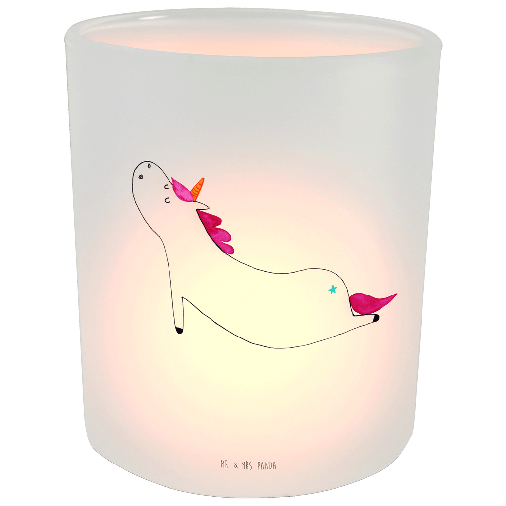 Windlicht Einhorn Yoga Windlicht Glas, Teelichtglas, Teelichthalter, Teelichter, Kerzenglas, Windlicht Kerze, Kerzenlicht, Einhorn, Einhörner, Einhorn Deko, Pegasus, Unicorn, Yoga, Namaste, Achtsamkeit, Entspannung, Joga, Yogamatte, Sport, lustig, witzig, süß