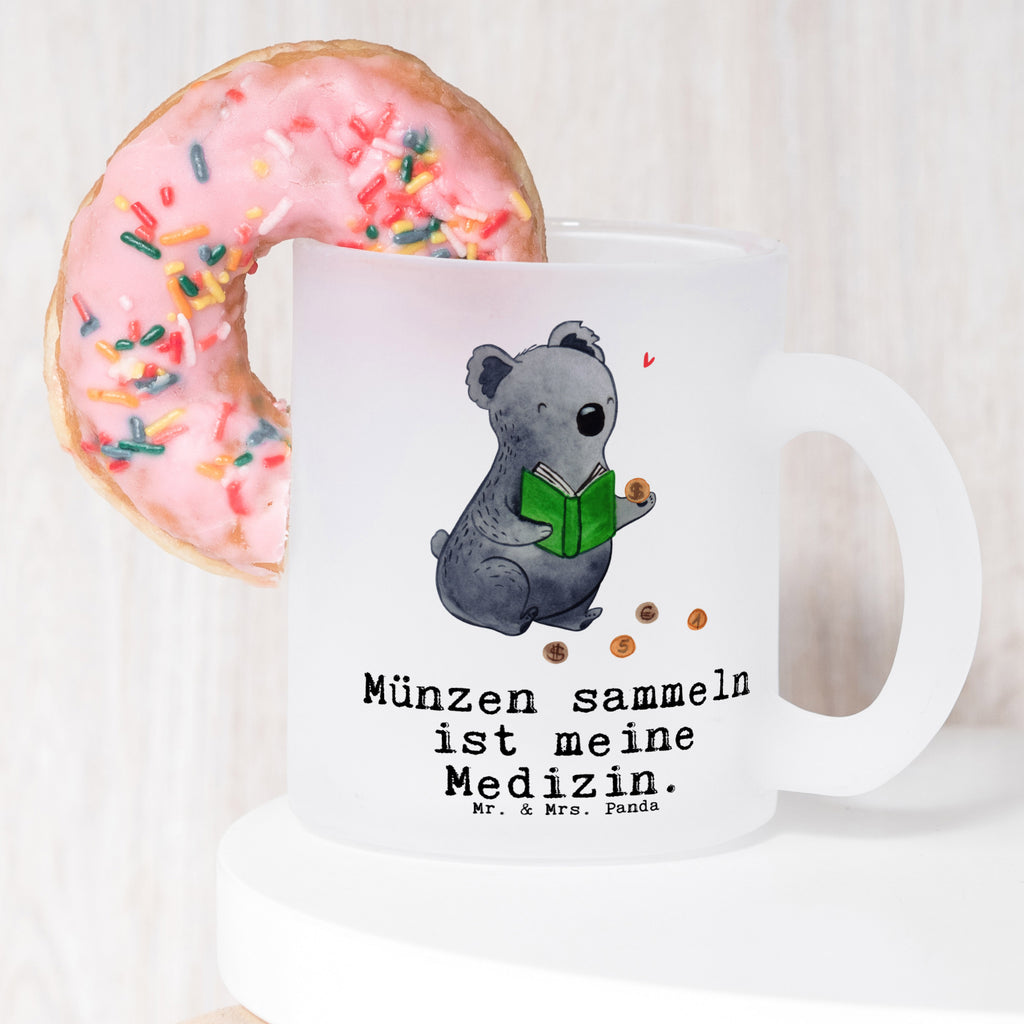 Teetasse Koala Münzen sammeln Medizin Teetasse, Teeglas, Teebecher, Tasse mit Henkel, Tasse, Glas Teetasse, Teetasse aus Glas, Geschenk, Sport, Sportart, Hobby, Schenken, Danke, Dankeschön, Auszeichnung, Gewinn, Sportler, Münzen sammeln, Numismatik, Münzen aus aller Welt