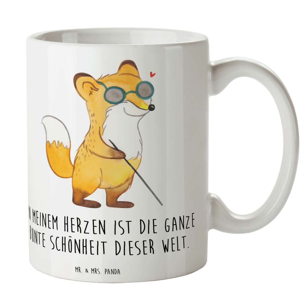 Tasse Fuchs Blindheit Tasse, Kaffeetasse, Teetasse, Becher, Kaffeebecher, Teebecher, Keramiktasse, Porzellantasse, Büro Tasse, Geschenk Tasse, Tasse Sprüche, Tasse Motive, Kaffeetassen, Tasse bedrucken, Designer Tasse, Cappuccino Tassen, Schöne Teetassen, Fuchs, Blindheit, Erblindung