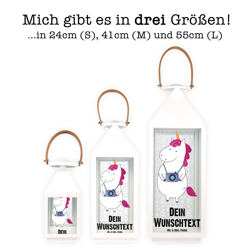 Personalisierte Deko Laterne Einhorn Fotograf Gartenlampe, Gartenleuchte, Gartendekoration, Gartenlicht, Laterne kleine Laternen, XXL Laternen, Laterne groß, Einhorn, Einhörner, Einhorn Deko, Pegasus, Unicorn, Fotograf, Fotografie, Kamera, Reisen, Weltreise, Weltenbummler, Urlaub, Tourist, Kurztrip, Reise, Städtereise