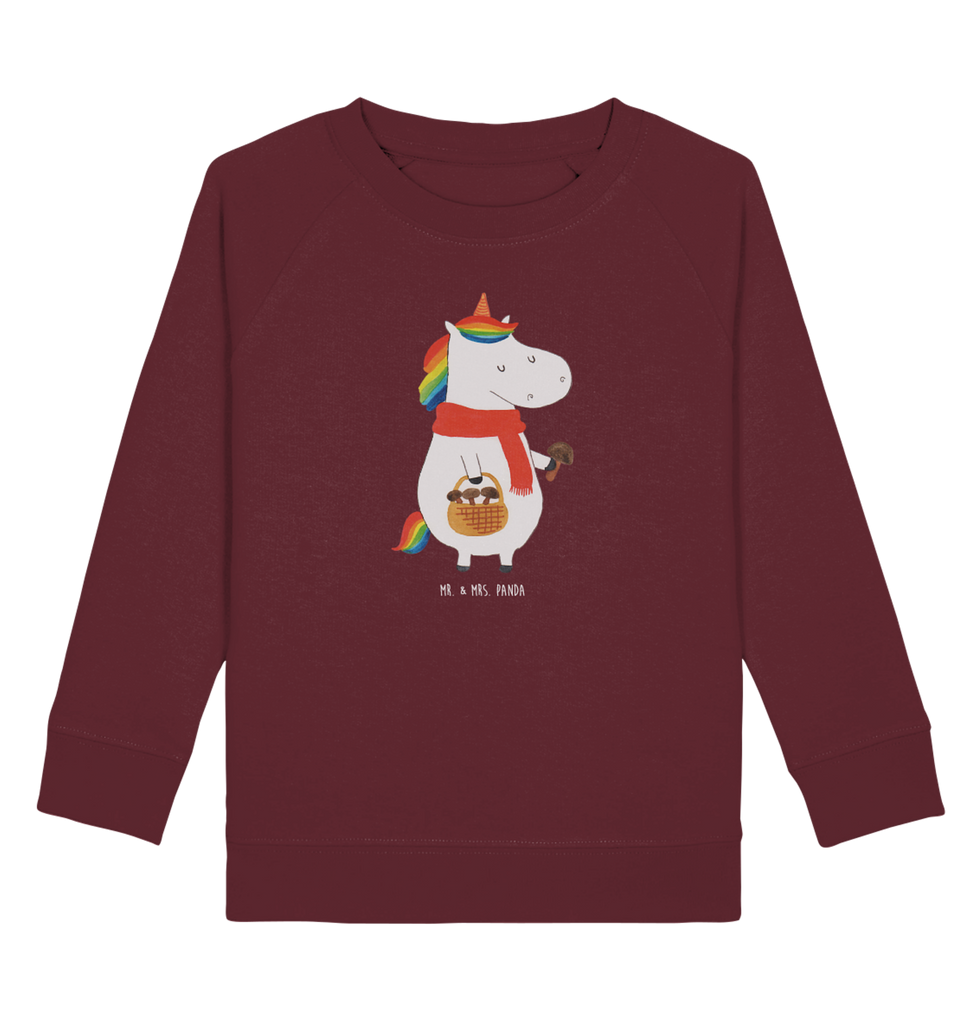 Organic Kinder Pullover Einhorn Pilz Kinder Pullover, Kinder Sweatshirt, Jungen, Mädchen, Einhorn, Einhörner, Einhorn Deko, Pegasus, Unicorn, Pilze, Pilzsammler, Motivation, Spruch, Liebeskummer