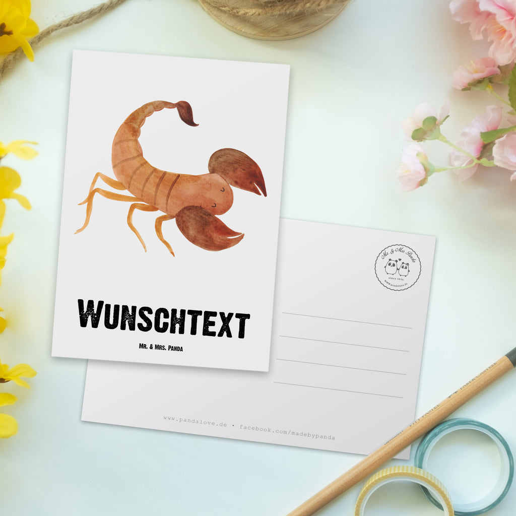 Personalisierte Postkarte Sternzeichen Skorpion Postkarte mit Namen, Postkarte bedrucken, Postkarte mit Wunschtext, Postkarte personalisierbar, Geschenkkarte mit Namen, Grußkarte mit Namen, Karte mit Namen, Einladung mit Namen, Ansichtskarte mit Namen, Geschenkkarte mit Wunschtext, Grußkarte mit Wunschtext, Karte mit Wunschtext, Einladung mit Wunschtext, Ansichtskarte mit Wunschtext, Tierkreiszeichen, Sternzeichen, Horoskop, Astrologie, Aszendent, Skorpione, Skorpion Geschenk, Skorpion Sternzeichen, Geschenk Oktober, Geschenk November, Geburtstag Oktober, Geburtstag November