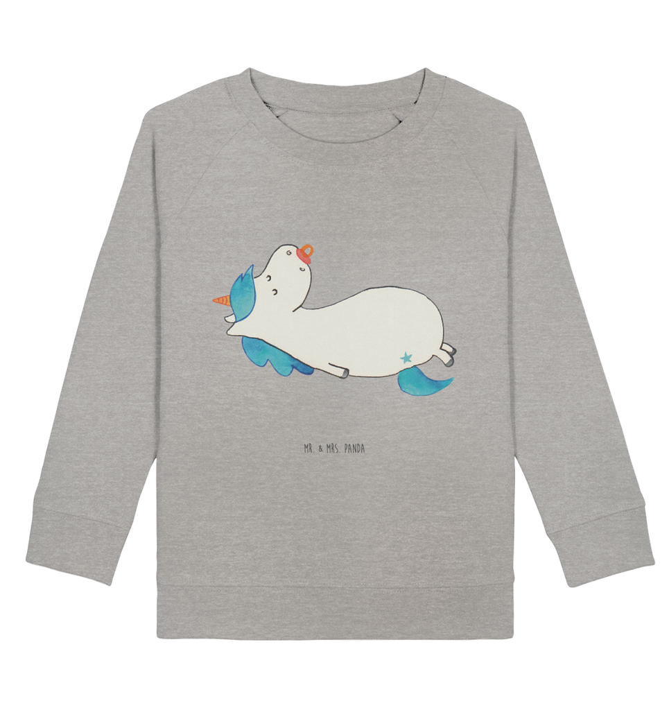 Organic Kinder Pullover Einhorn Schnullie Kinder Pullover, Kinder Sweatshirt, Jungen, Mädchen, Einhorn, Einhörner, Einhorn Deko, Pegasus, Unicorn, Baby, Kleinkind, Geburt, Geburtstag, Säugling, Schnuller, Geschenk Geburt, Mutter, Mama