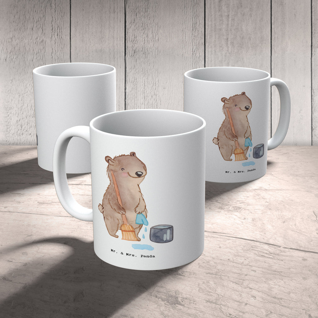 Tasse Reinigungskraft Herz Tasse, Kaffeetasse, Teetasse, Becher, Kaffeebecher, Teebecher, Keramiktasse, Porzellantasse, Büro Tasse, Geschenk Tasse, Tasse Sprüche, Tasse Motive, Kaffeetassen, Tasse bedrucken, Designer Tasse, Cappuccino Tassen, Schöne Teetassen, Beruf, Ausbildung, Jubiläum, Abschied, Rente, Kollege, Kollegin, Geschenk, Schenken, Arbeitskollege, Mitarbeiter, Firma, Danke, Dankeschön