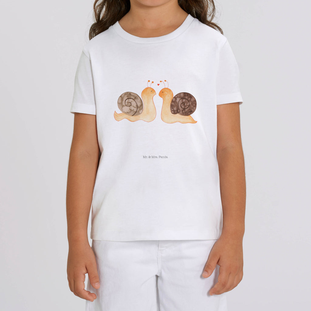 Organic Kinder T-Shirt Schnecken Liebe Kinder T-Shirt, Kinder T-Shirt Mädchen, Kinder T-Shirt Jungen, Liebe, Partner, Freund, Freundin, Ehemann, Ehefrau, Heiraten, Verlobung, Heiratsantrag, Liebesgeschenk, Jahrestag, Hocheitstag