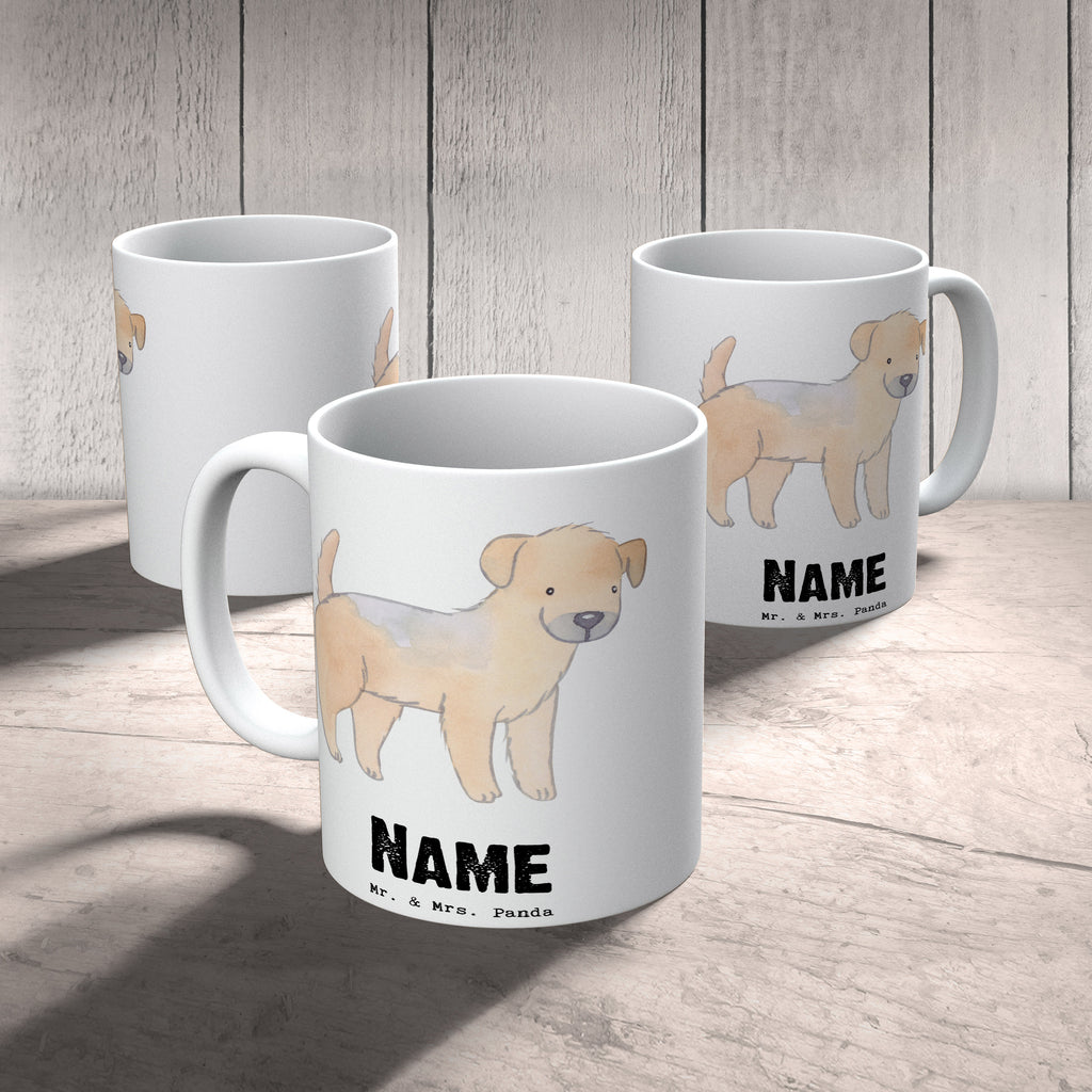 Personalisierte Tasse Border Terrier Lebensretter Personalisierte Tasse, Namenstasse, Wunschname, Personalisiert, Tasse, Namen, Drucken, Tasse mit Namen, Hund, Hunderasse, Rassehund, Hundebesitzer, Geschenk, Tierfreund, Schenken, Welpe, Border Terrier