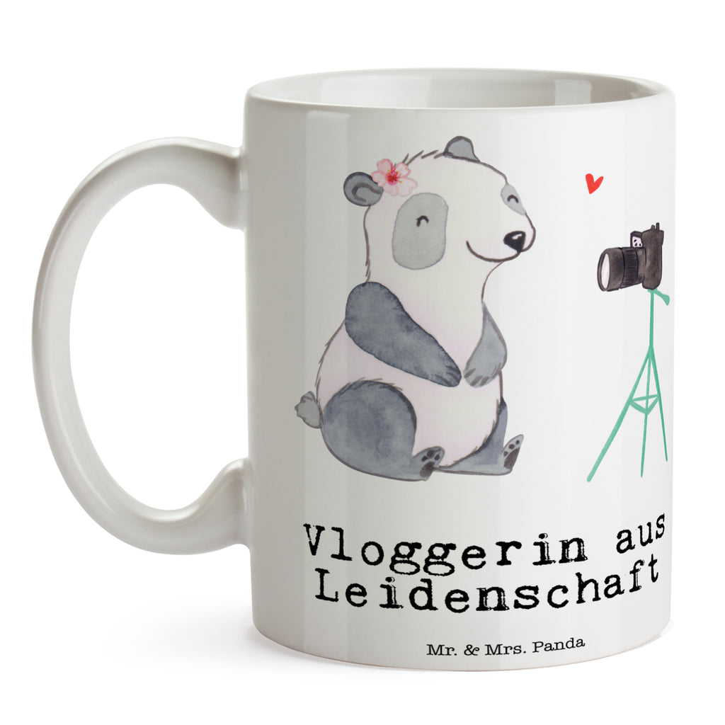 Tasse Vloggerin aus Leidenschaft Tasse, Kaffeetasse, Teetasse, Becher, Kaffeebecher, Teebecher, Keramiktasse, Porzellantasse, Büro Tasse, Geschenk Tasse, Tasse Sprüche, Tasse Motive, Kaffeetassen, Tasse bedrucken, Designer Tasse, Cappuccino Tassen, Schöne Teetassen, Beruf, Ausbildung, Jubiläum, Abschied, Rente, Kollege, Kollegin, Geschenk, Schenken, Arbeitskollege, Mitarbeiter, Firma, Danke, Dankeschön