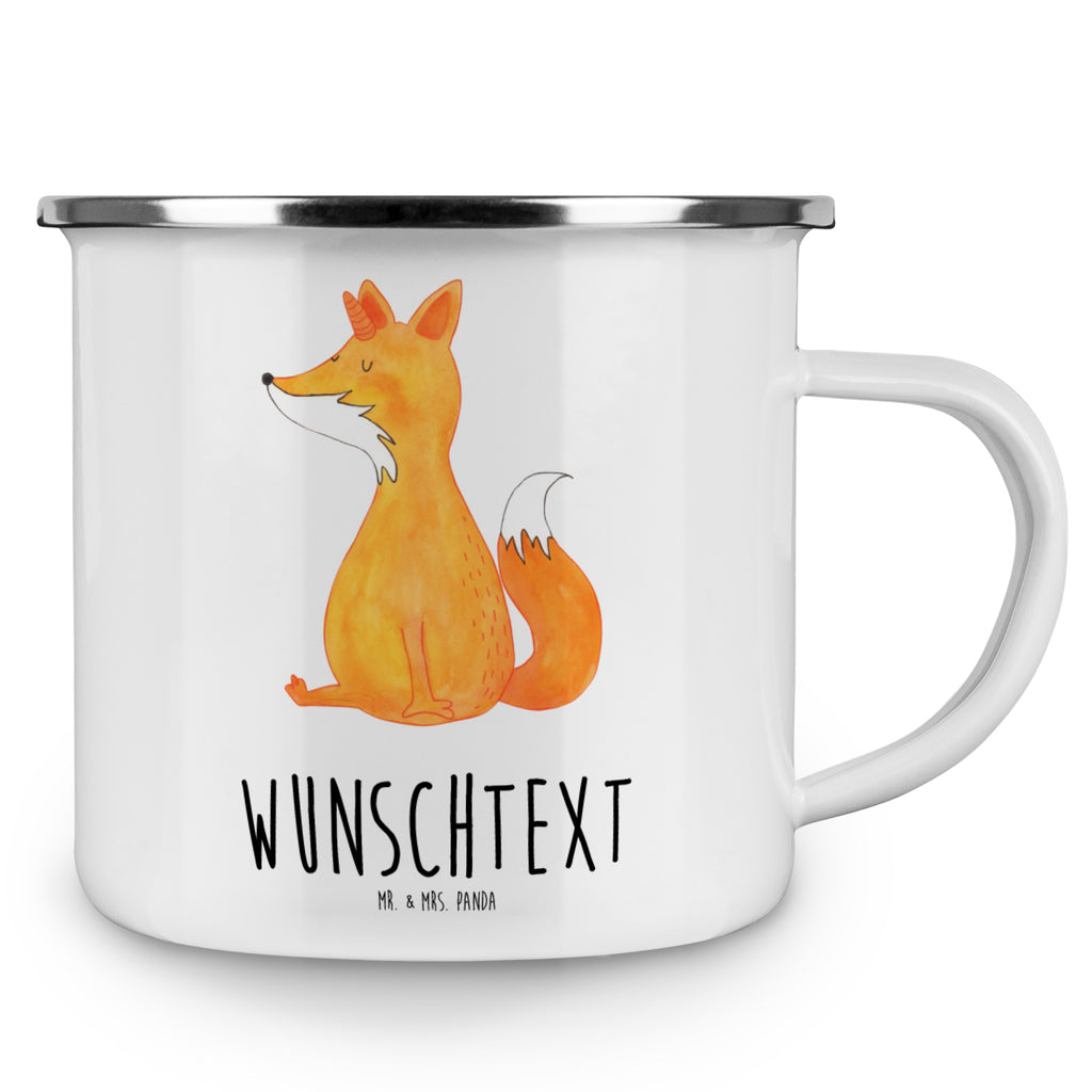 Personalisierte Emaille Tasse Fuchshörnchen Wunsch Emaille Tasse personalisiert, Emaille Tasse mit Namen, Campingtasse personalisiert, Namenstasse, Campingtasse bedrucken, Campinggeschirr personalsisert, Einhorn, Einhörner, Einhorn Deko, Pegasus, Unicorn, Fuchs, Unicorns, Fuchshörnchen, Fuchshorn, Foxycorn, Füchse