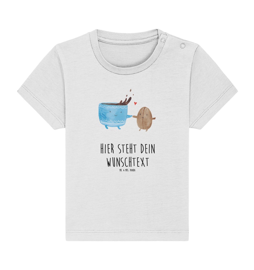 Personalisiertes Baby Shirt Kaffee Bohne Personalisiertes Baby T-Shirt, Personalisiertes Jungen Baby T-Shirt, Personalisiertes Mädchen Baby T-Shirt, Personalisiertes Shirt, Tiermotive, Gute Laune, lustige Sprüche, Tiere, Kaffee, Kaffeebohne, Genuss, Zufriedenheit, Glück