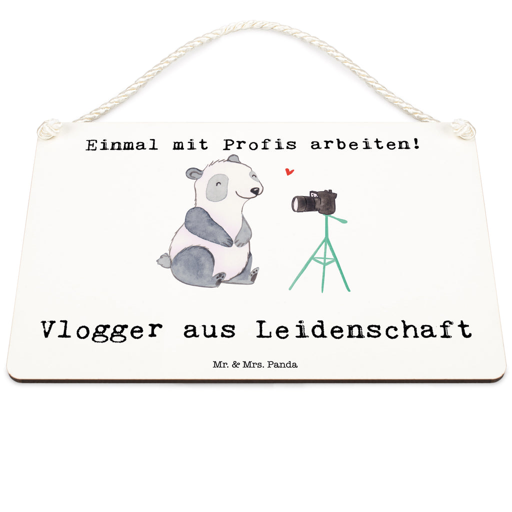 Deko Schild Vlogger aus Leidenschaft Dekoschild, Deko Schild, Schild, Tür Schild, Türschild, Holzschild, Wandschild, Wanddeko, Beruf, Ausbildung, Jubiläum, Abschied, Rente, Kollege, Kollegin, Geschenk, Schenken, Arbeitskollege, Mitarbeiter, Firma, Danke, Dankeschön