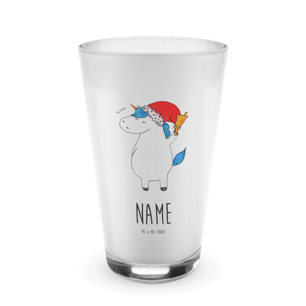 Personalisiertes Glas Einhorn Weihnachtsmann Bedrucktes Glas, Glas mit Namen, Namensglas, Glas personalisiert, Name, Bedrucken, Einhorn, Einhörner, Einhorn Deko, Pegasus, Unicorn, Gin, Schokolade, Schoki, Weihnachten, Weihnachtsmann, Nikolaus, Wunschzettel, Wunschliste, Feenstaub