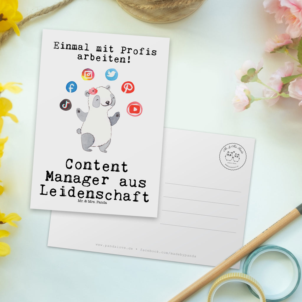 Postkarte Content Manager aus Leidenschaft Postkarte, Karte, Geschenkkarte, Grußkarte, Einladung, Ansichtskarte, Geburtstagskarte, Einladungskarte, Dankeskarte, Ansichtskarten, Einladung Geburtstag, Einladungskarten Geburtstag, Beruf, Ausbildung, Jubiläum, Abschied, Rente, Kollege, Kollegin, Geschenk, Schenken, Arbeitskollege, Mitarbeiter, Firma, Danke, Dankeschön