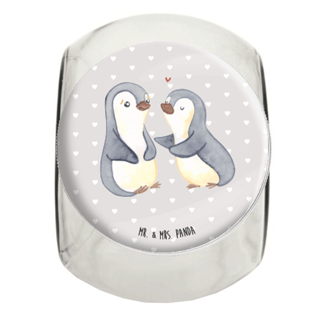 Bonbonglas Pinguine trösten Vorratsdose, Vorratsbehälter, Süßigkeitenglas, Süßigkeitendose, Kaffeedose, Müslidose, Teedose, Keksbehälter, Keksedose, Glasdose, Glasbälter, Vorratsglas, Küchenbehälter, Aufbewahrungsdose, Aufbewahungsglas, Gewürzdose, Küchenorganizer, Snackdose, Liebe, Partner, Freund, Freundin, Ehemann, Ehefrau, Heiraten, Verlobung, Heiratsantrag, Liebesgeschenk, Jahrestag, Hocheitstag, Valentinstag, Geschenk für Frauen, Hochzeitstag, Mitbringsel, Geschenk für Freundin, Geschenk für Partner, Liebesbeweis, für Männer, für Ehemann