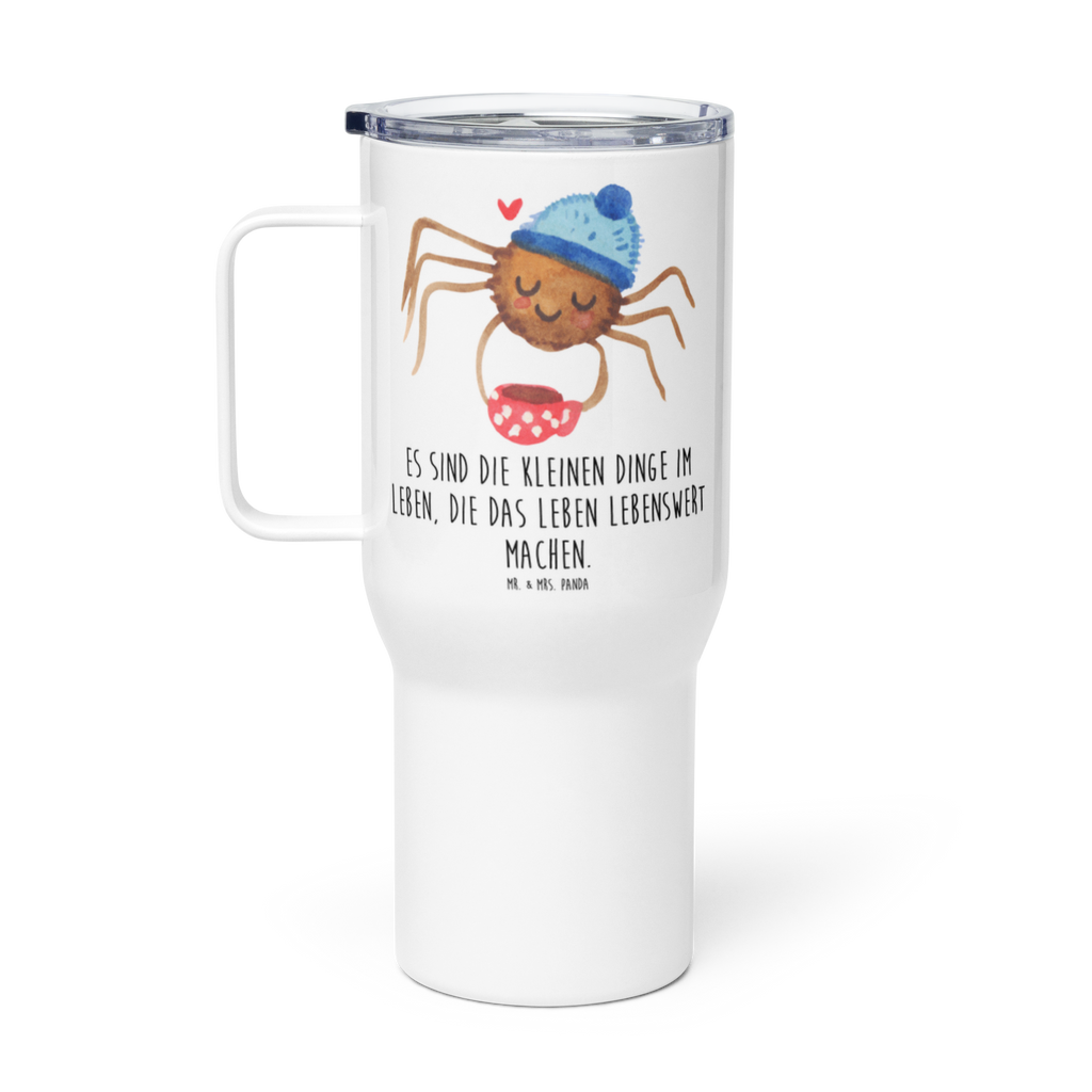 XXL Thermobecher Spinne Agathe Kaffee Thermobecher, XL Thermobecher, Reisebecher, XL Reisetasse, Großer Thermobecher, Autobecher, Jumbo Becher, Spinne Agathe, Spinne, Agathe, Videos, Merchandise, Kaffee, Morgen, Morgenmuffel, Lebensweisheiten, Weiser Spruch