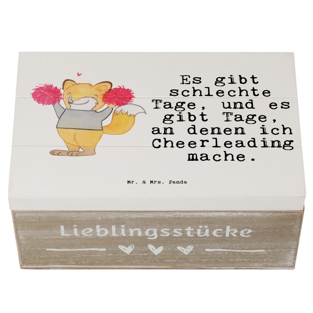 Holzkiste Fuchs Cheerleader Tage Holzkiste, Kiste, Schatzkiste, Truhe, Schatulle, XXL, Erinnerungsbox, Erinnerungskiste, Dekokiste, Aufbewahrungsbox, Geschenkbox, Geschenkdose, Geschenk, Sport, Sportart, Hobby, Schenken, Danke, Dankeschön, Auszeichnung, Gewinn, Sportler, Cheerleader, Cheerleading, Turnen, Turn Club, Turniere