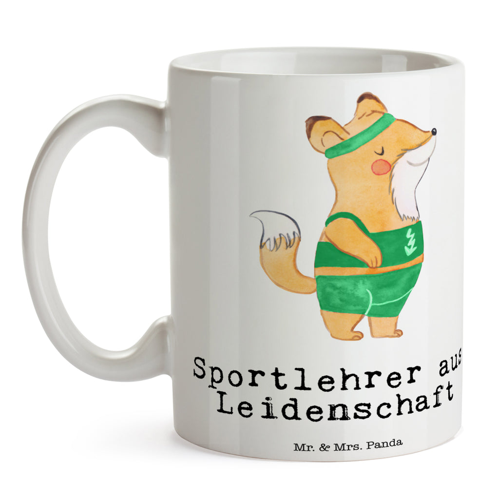 Tasse Sportlehrer aus Leidenschaft Tasse, Kaffeetasse, Teetasse, Becher, Kaffeebecher, Teebecher, Keramiktasse, Porzellantasse, Büro Tasse, Geschenk Tasse, Tasse Sprüche, Tasse Motive, Kaffeetassen, Tasse bedrucken, Designer Tasse, Cappuccino Tassen, Schöne Teetassen, Beruf, Ausbildung, Jubiläum, Abschied, Rente, Kollege, Kollegin, Geschenk, Schenken, Arbeitskollege, Mitarbeiter, Firma, Danke, Dankeschön