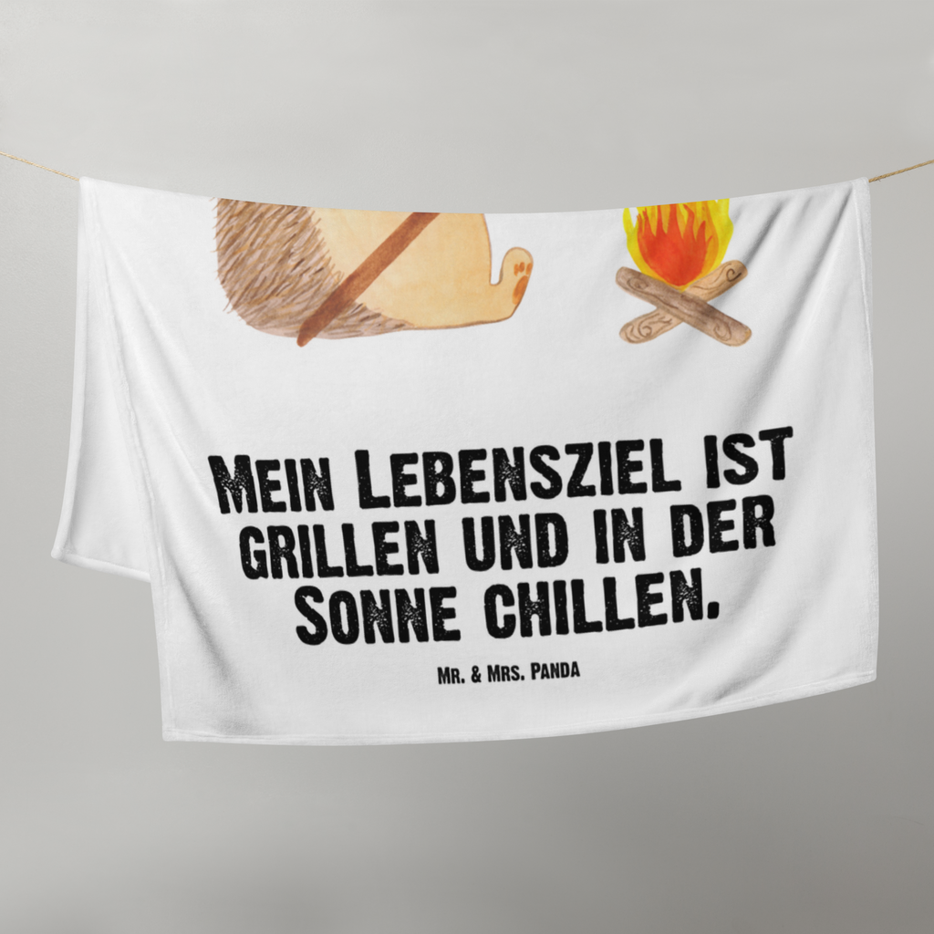 Babydecke Igel grillt Babydecke, Babygeschenk, Geschenk Geburt, Babyecke Kuscheldecke, Krabbeldecke, Tiermotive, Gute Laune, lustige Sprüche, Tiere, Igel, Grillen, Ziele, Motivation, arbeitslos, Sinn des Lebens, Spruch