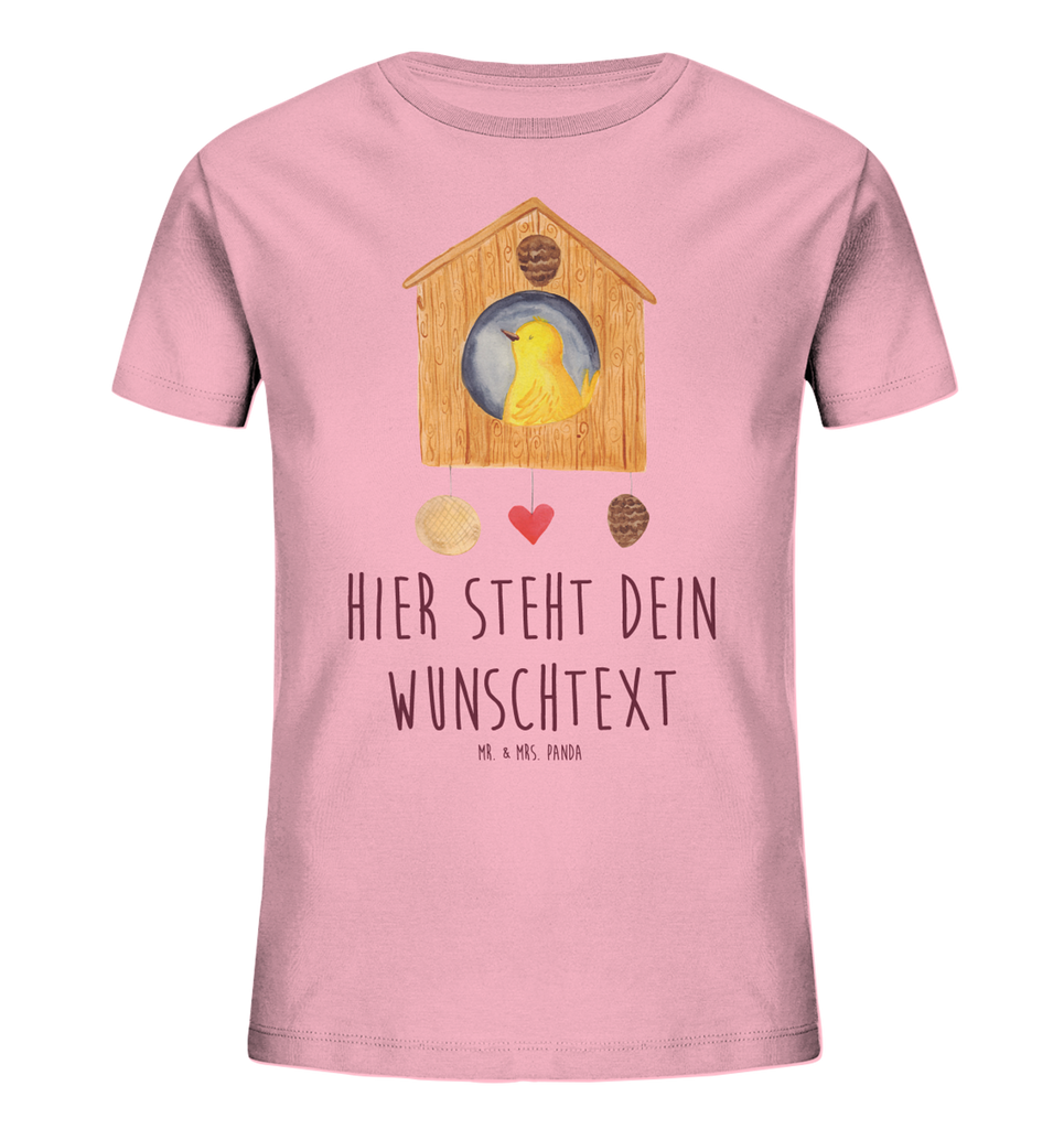 Personalisiertes Kinder T-Shirt Vogelhaus Home Personalisiertes Kinder T-Shirt, Tiermotive, Gute Laune, lustige Sprüche, Tiere, Vogelhaus, Vogel, Home sweet Home, Einzug, Umzug, Geschenk, Einzugsgeschenk, Hausbau, Haus