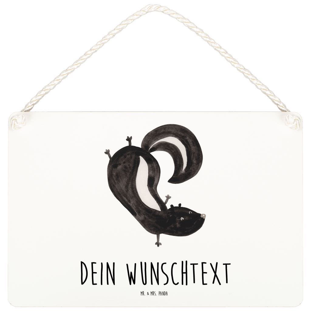 Personalisiertes Deko Schild Stinktier Handstand Dekoschild, Deko Schild, Schild, Tür Schild, Türschild, Holzschild, Wandschild, Wanddeko, Stinktier, Skunk, Wildtier, Raubtier, Stinker, Stinki, Spielplatz, verpielt, Kind