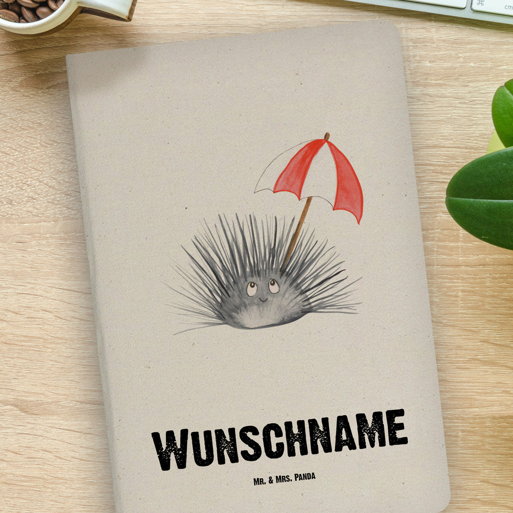 DIN A4 Personalisiertes Notizbuch Seeigel Personalisiertes Notizbuch, Notizbuch mit Namen, Notizbuch bedrucken, Personalisierung, Namensbuch, Namen, Meerestiere, Meer, Urlaub, Seeigel, Achtsamkeit, Selbstakzeptanz, Selbstliebe, Hier und Jetzt, Leben, Lebe