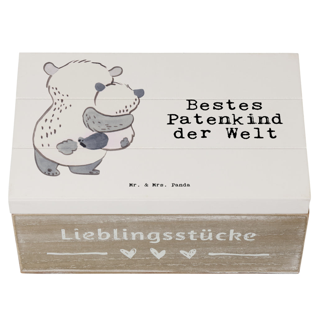 Holzkiste Panda Bestes Patenkind der Welt Holzkiste, Kiste, Schatzkiste, Truhe, Schatulle, XXL, Erinnerungsbox, Erinnerungskiste, Dekokiste, Aufbewahrungsbox, Geschenkbox, Geschenkdose, für, Dankeschön, Geschenk, Schenken, Geburtstag, Geburtstagsgeschenk, Geschenkidee, Danke, Bedanken, Mitbringsel, Freude machen, Geschenktipp, Patenkind, Paten Kind, Pate, Taufe, Taufgeschenk, Patenonkel, Patentante, Tauffeier, Täufling, Nichte, Neffe