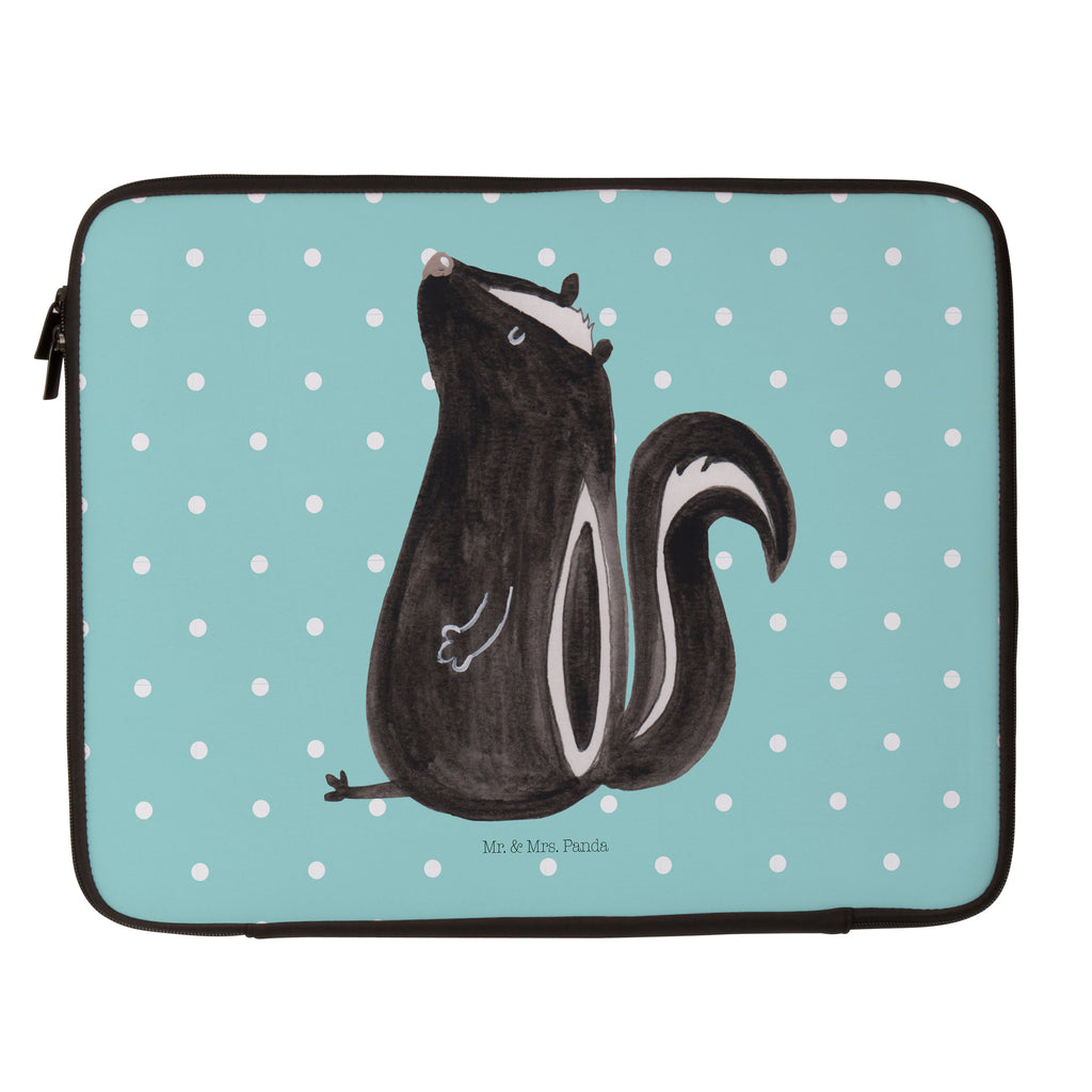 Notebook Tasche Stinktier sitzend Notebook Tasche, Laptop, Computertasche, Tasche, Notebook-Tasche, Notebook-Reisehülle, Notebook Schutz, Stinktier, Skunk, Wildtier, Raubtier, Stinker, Stinki, Spruch, Büro, Recht, Besserwisser