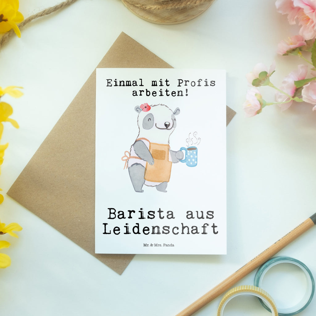 Grußkarte Barista Leidenschaft Grußkarte, Klappkarte, Einladungskarte, Glückwunschkarte, Hochzeitskarte, Geburtstagskarte, Karte, Ansichtskarten, Beruf, Ausbildung, Jubiläum, Abschied, Rente, Kollege, Kollegin, Geschenk, Schenken, Arbeitskollege, Mitarbeiter, Firma, Danke, Dankeschön, Barista, Eröffnung Cafe, Kaffee