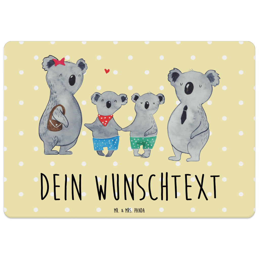 Personalisiertes Tischset Koala Familie zwei Personalisiertes Tischet, Personalisierter Tischuntersetzer, Personalisiertes Platzset, Familie, Vatertag, Muttertag, Bruder, Schwester, Mama, Papa, Oma, Opa, Koala, Koalabär, beste Familie, Familienzeit, Familienleben, Koalafamilie, Lieblingsfamilie