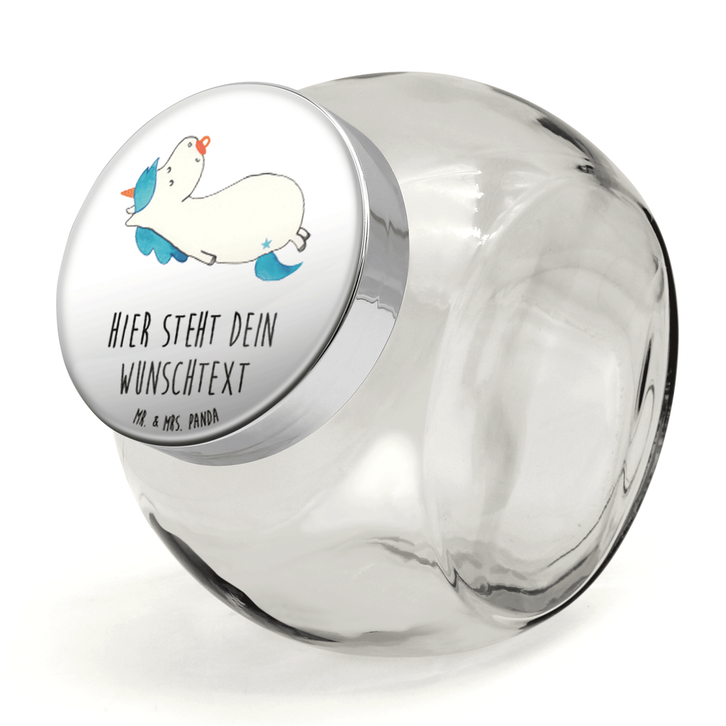 Personalisiertes Bonbonglas Einhorn Schnullie Vorratsdose, Vorratsbehälter, Süßigkeitenglas, Süßigkeitendose, Kaffeedose, Müslidose, Teedose, Keksbehälter, Keksedose, Glasdose, Glasbälter, Vorratsglas, Küchenbehälter, Aufbewahrungsdose, Aufbewahungsglas, Gewürzdose, Küchenorganizer, Snackdose, Einhorn, Einhörner, Einhorn Deko, Pegasus, Unicorn, Baby, Kleinkind, Geburt, Geburtstag, Säugling, Schnuller, Geschenk Geburt, Mutter, Mama