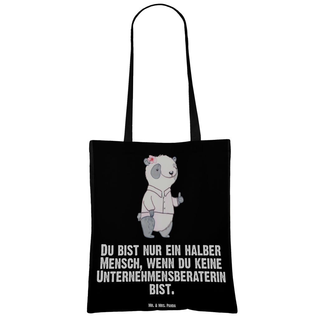 Tragetasche Unternehmensberaterin mit Herz Beuteltasche, Beutel, Einkaufstasche, Jutebeutel, Stoffbeutel, Tasche, Shopper, Umhängetasche, Strandtasche, Schultertasche, Stofftasche, Tragetasche, Badetasche, Jutetasche, Einkaufstüte, Laptoptasche, Beruf, Ausbildung, Jubiläum, Abschied, Rente, Kollege, Kollegin, Geschenk, Schenken, Arbeitskollege, Mitarbeiter, Firma, Danke, Dankeschön