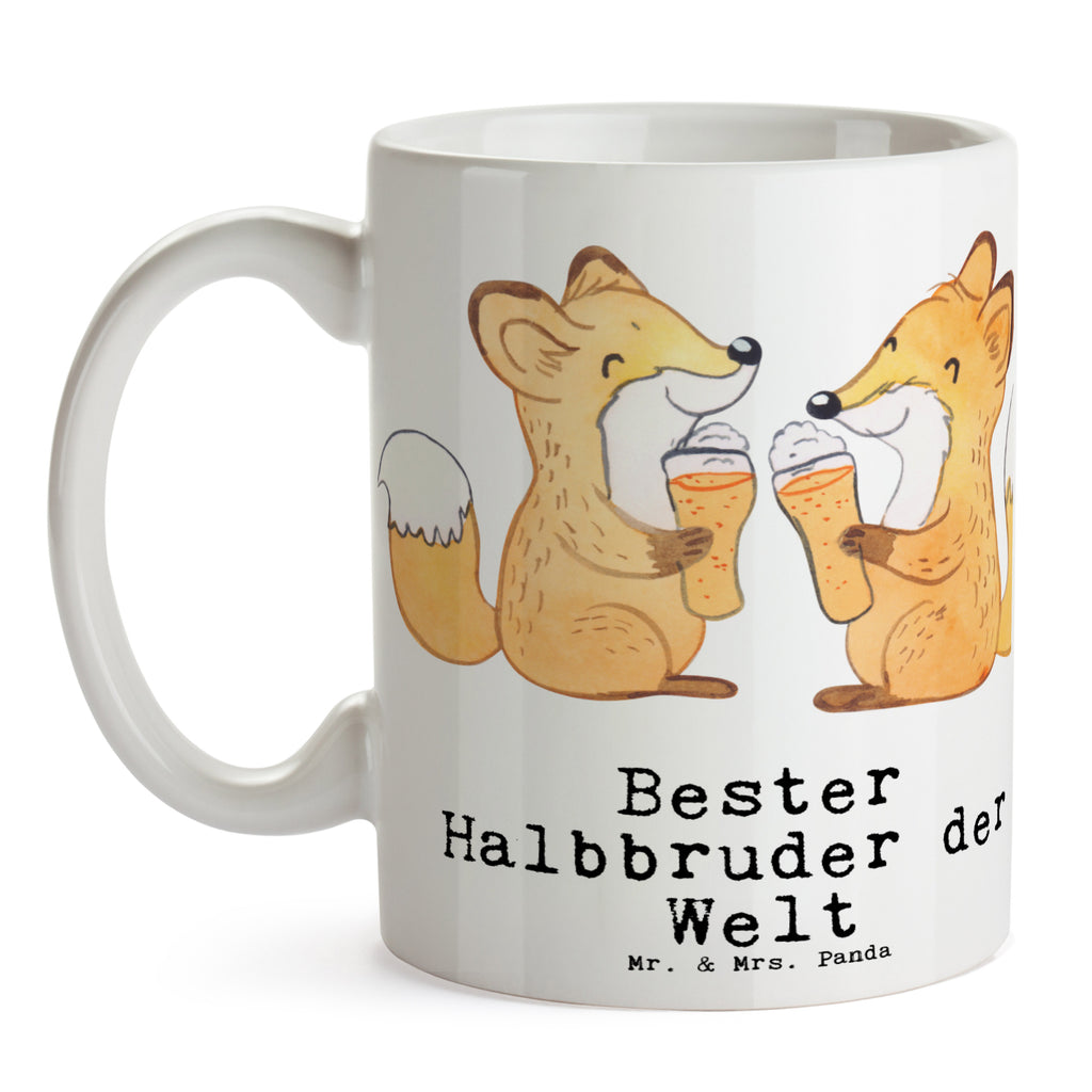 Tasse Fuchs Bester Halbbruder der Welt Tasse, Kaffeetasse, Teetasse, Becher, Kaffeebecher, Teebecher, Keramiktasse, Porzellantasse, Büro Tasse, Geschenk Tasse, Tasse Sprüche, Tasse Motive, Kaffeetassen, Tasse bedrucken, Designer Tasse, Cappuccino Tassen, Schöne Teetassen, für, Dankeschön, Geschenk, Schenken, Geburtstag, Geburtstagsgeschenk, Geschenkidee, Danke, Bedanken, Mitbringsel, Freude machen, Geschenktipp, Halbbruder, Stiefbruder, Stief, Stiefgeschwister, Bruder, Brudi, Geschwister, Bruderherz, Schwester, Familie, Kleinigkeit, Brother, Bester, Sohn