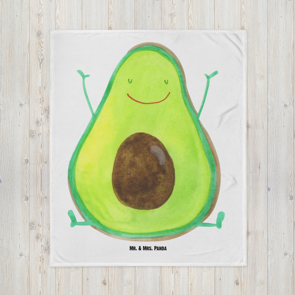 Babydecke Avocado Glücklich Babydecke, Babygeschenk, Geschenk Geburt, Babyecke Kuscheldecke, Krabbeldecke, Avocado, Veggie, Vegan, Gesund, Chaos