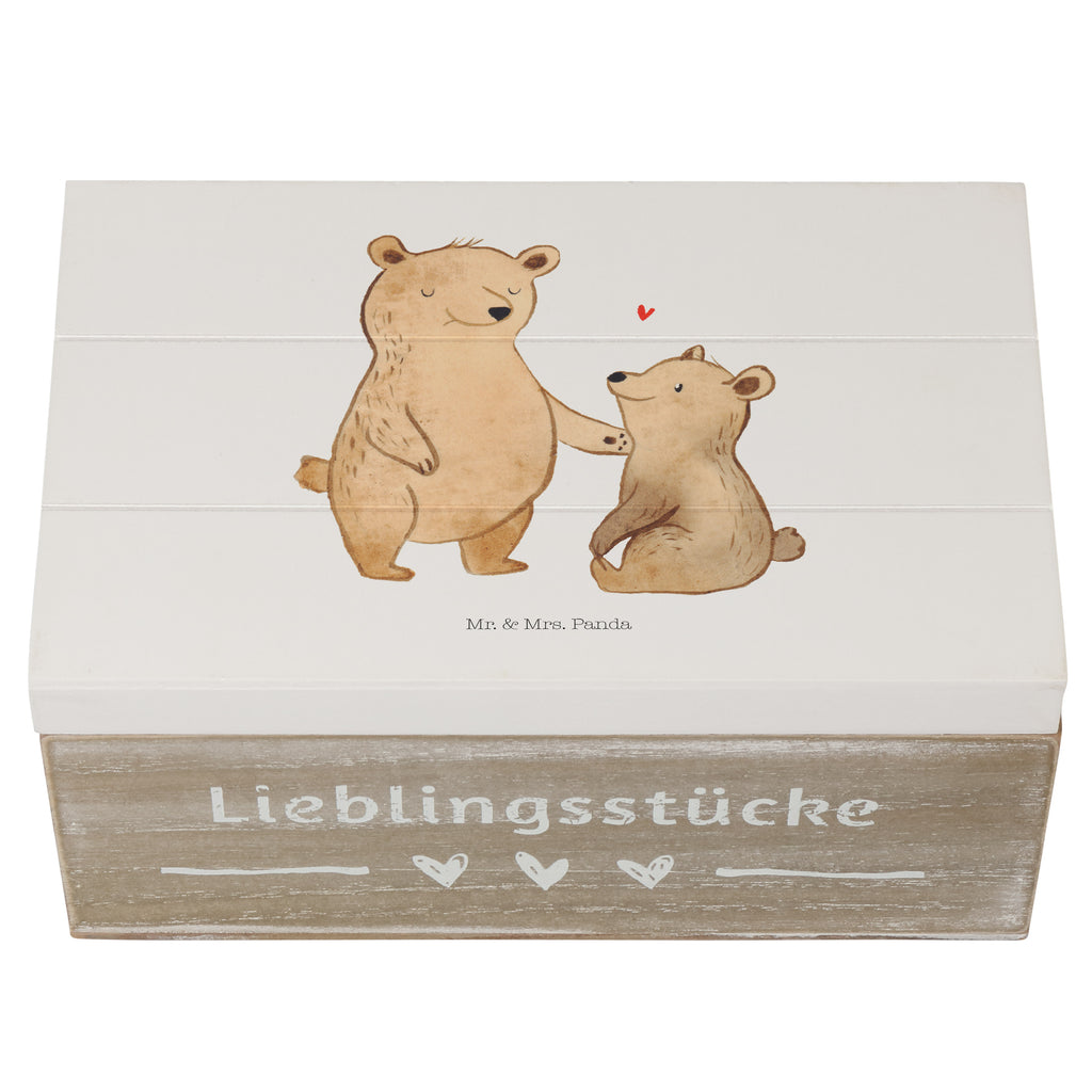 Holzkiste Bär Großer Bruder Holzkiste, Kiste, Schatzkiste, Truhe, Schatulle, XXL, Erinnerungsbox, Erinnerungskiste, Dekokiste, Aufbewahrungsbox, Geschenkbox, Geschenkdose, Familie, Vatertag, Muttertag, Bruder, Schwester, Mama, Papa, Oma, Opa, Großer Bruder, Geschwister, bester Bruder, Brudi, Bär, Bären