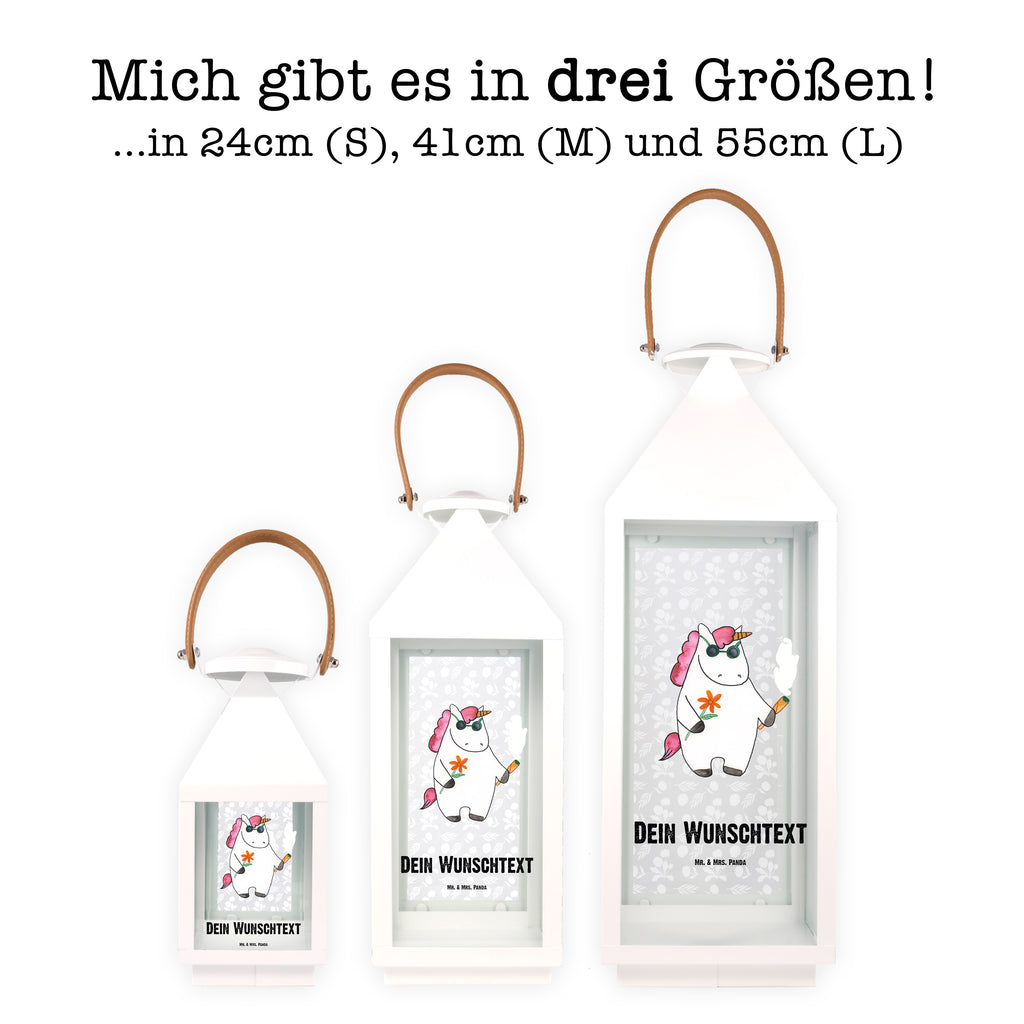 Personalisierte Deko Laterne Einhorn Woodstock Gartenlampe, Gartenleuchte, Gartendekoration, Gartenlicht, Laterne kleine Laternen, XXL Laternen, Laterne groß, Einhorn, Einhörner, Einhorn Deko, Pegasus, Unicorn, Kiffen, Joint, Zigarette, Alkohol, Party, Spaß. lustig, witzig, Woodstock