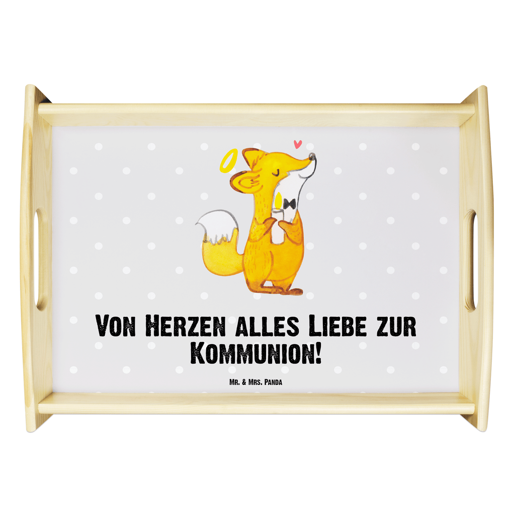 Serviertablett Fuchs Kommunion Serviertablett, Tablett, Holztablett, Küchentablett, Dekotablett, Frühstückstablett, Konfirmation, Kommunion, Jugendweihe, Konfirmation Geschenk, Kommunion Geschenk, Kommunion Dankeschön, Glauben, Liebe, Gott, Gläubig