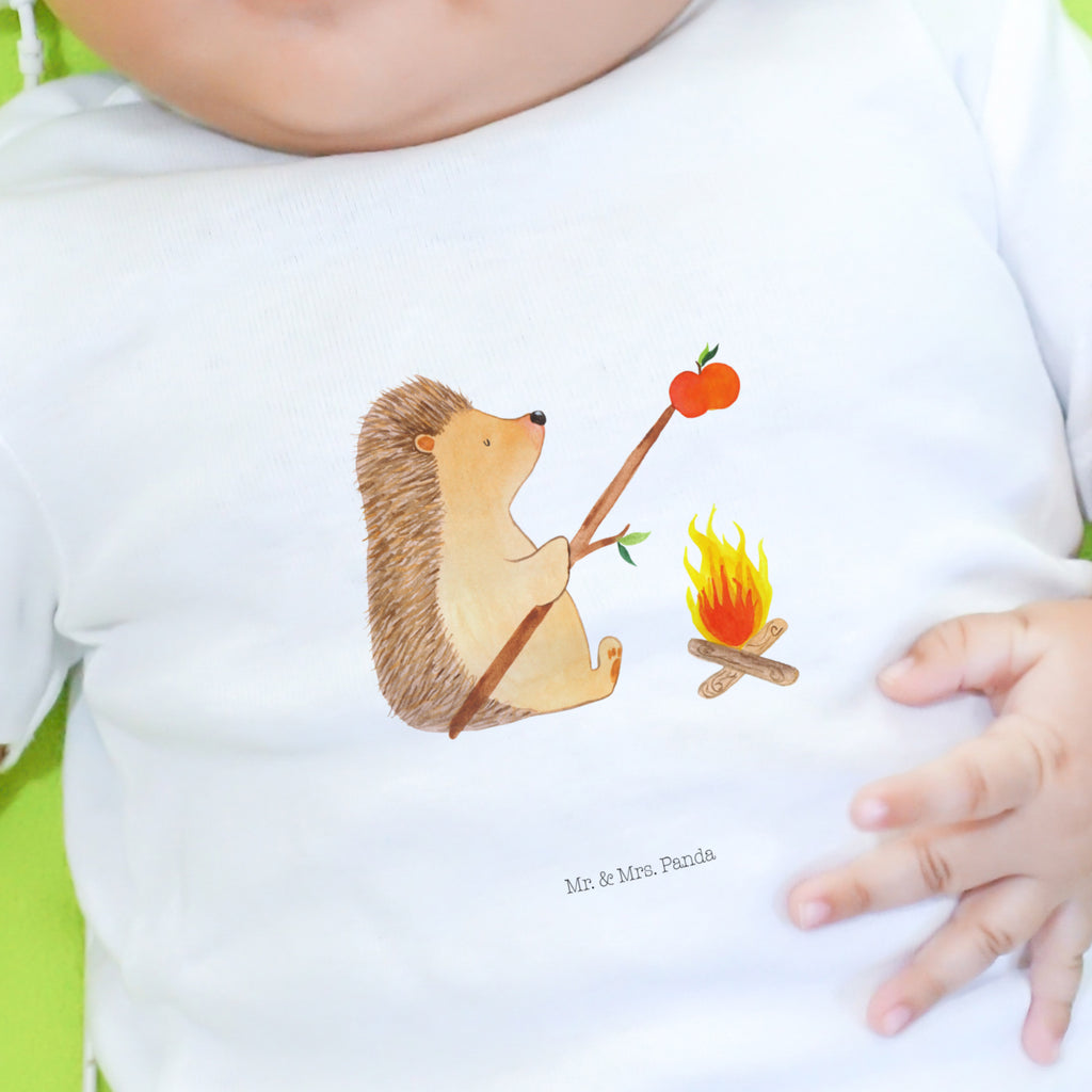 Baby Longsleeve Igel grillt Mädchen, Jungen, Baby, Langarm, Bio, Kleidung, Tiermotive, Gute Laune, lustige Sprüche, Tiere, Igel, Grillen, Ziele, Motivation, arbeitslos, Sinn des Lebens, Spruch