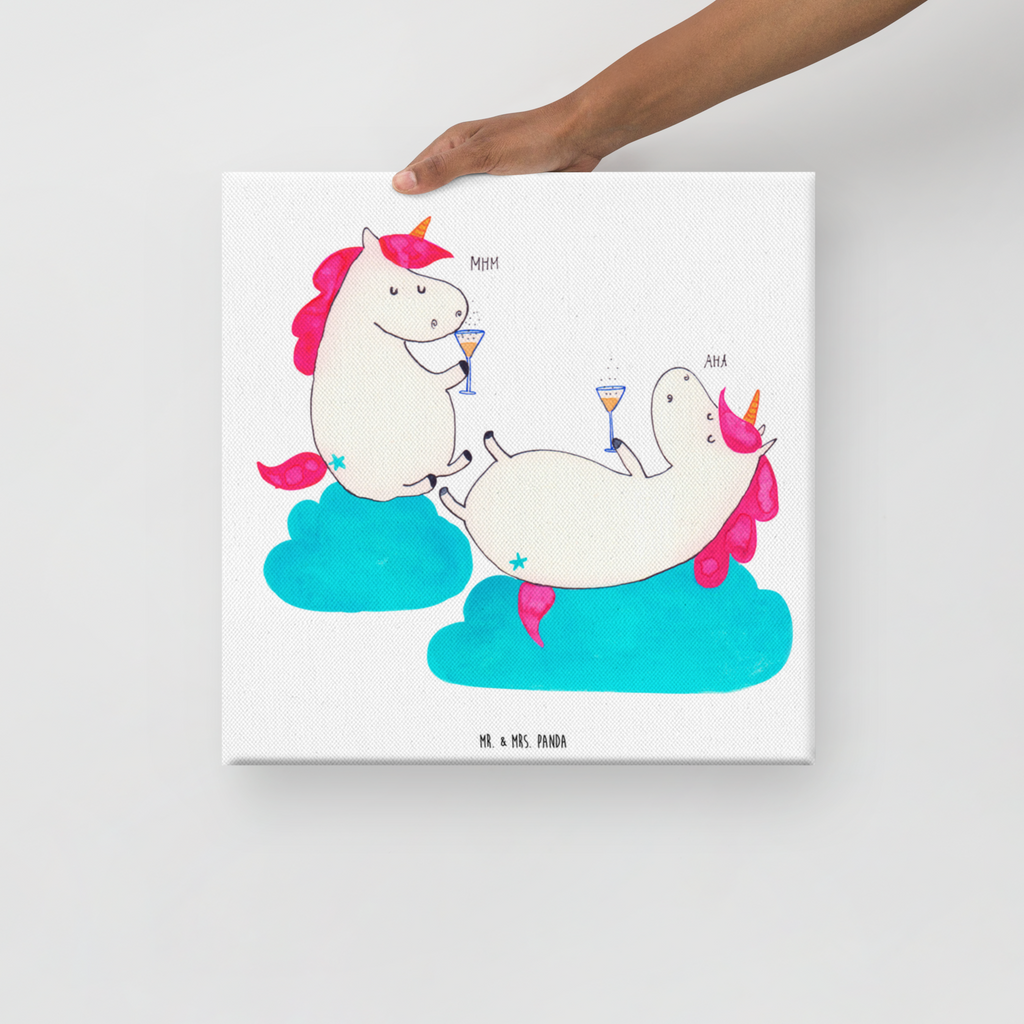 Leinwand Bild Einhörner Sekt Leinwand, Bild, Kunstdruck, Wanddeko, Dekoration, Einhorn, Einhörner, Einhorn Deko, Pegasus, Unicorn, Freundinnen, Freundin, BFF, Sekt, Mädelsabend, Spaß, Party, Korken, Anstoßen, Beste