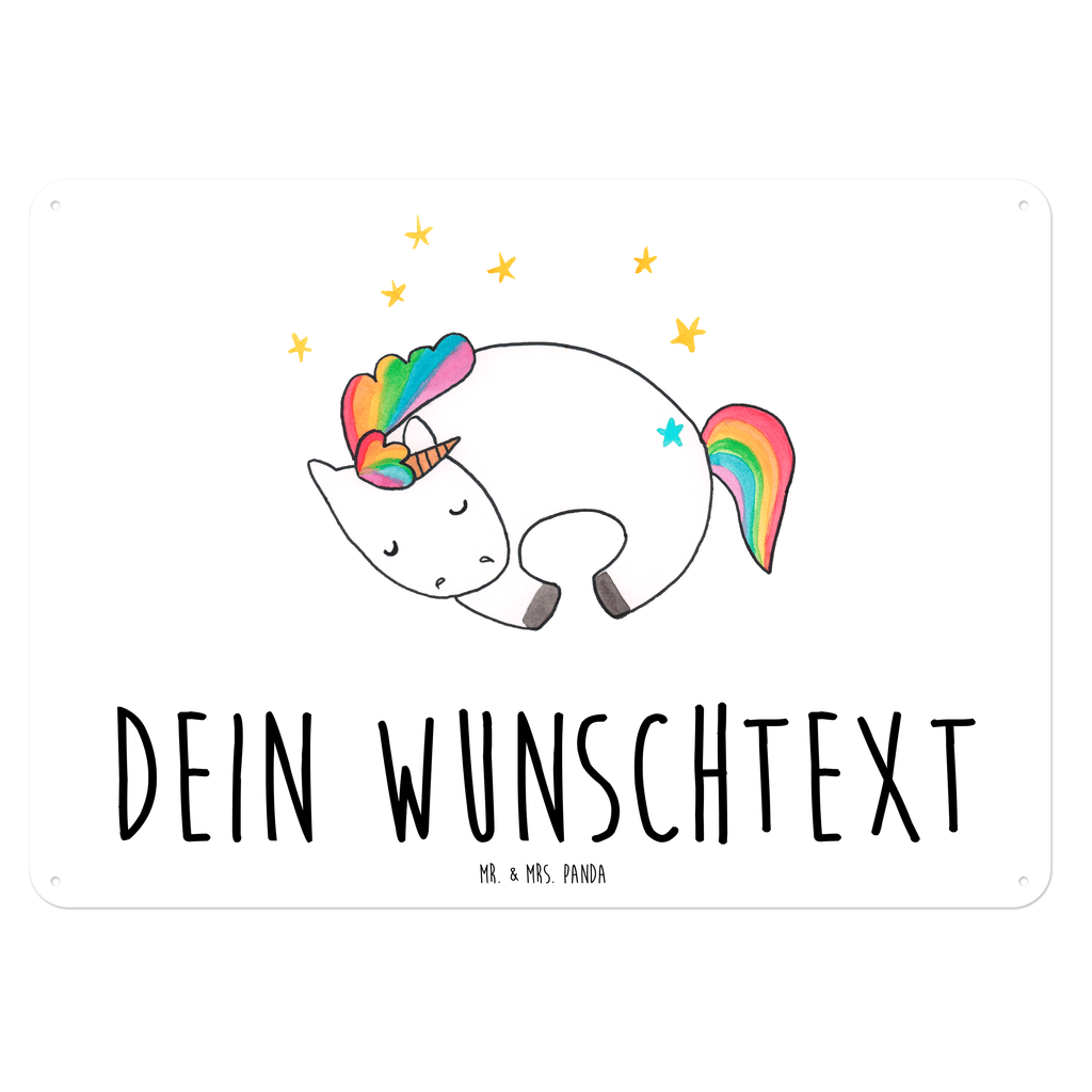 Personalisiertes Blechschild Einhorn Nacht Blechschild, Metallschild, Geschenk Schild, Schild, Magnet-Metall-Schild, Deko Schild, Wandschild, Wand-Dekoration, Türschild, Einhorn, Einhörner, Einhorn Deko, Pegasus, Unicorn, Träume, Traum, unicorn, Realität, Menschen, Geschenk, Ruhe, Freundin