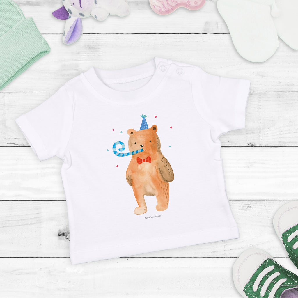 Organic Baby Shirt Bär Geburtstag Baby T-Shirt, Jungen Baby T-Shirt, Mädchen Baby T-Shirt, Shirt, Bär, Teddy, Teddybär, Happy Birthday, Alles Gute, Glückwunsch, Geburtstag