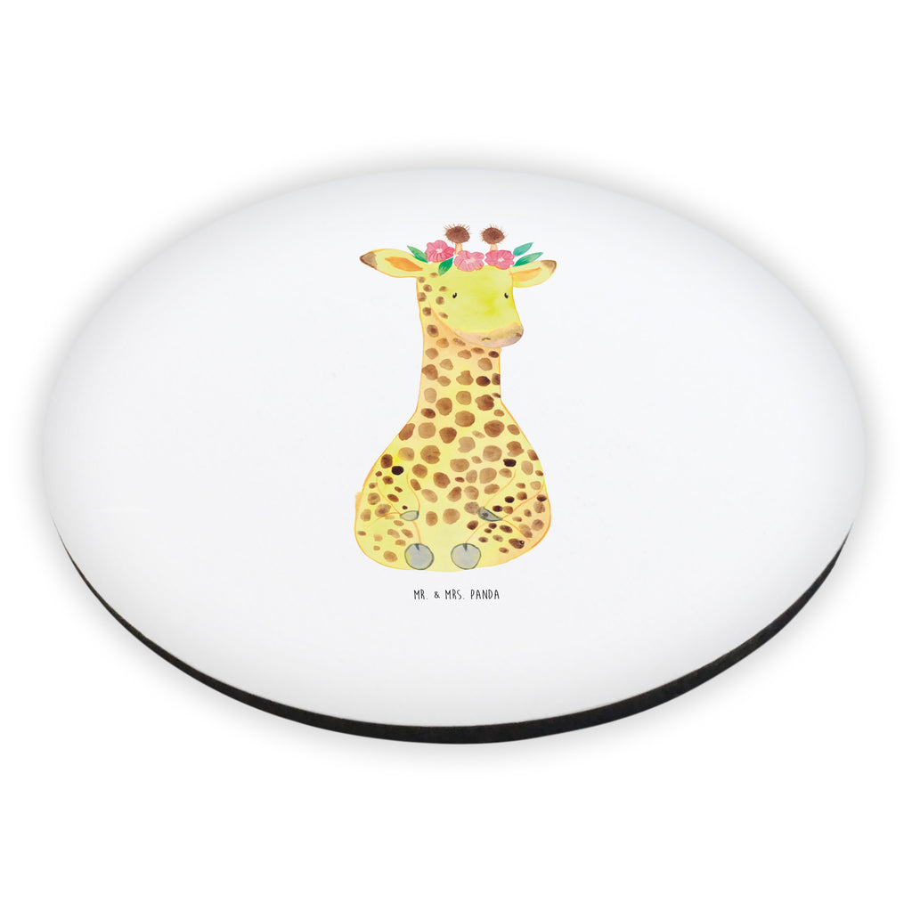 Rund Magnet Giraffe Blumenkranz Kühlschrankmagnet, Pinnwandmagnet, Souvenir Magnet, Motivmagnete, Dekomagnet, Whiteboard Magnet, Notiz Magnet, Kühlschrank Dekoration, Afrika, Wildtiere, Giraffe, Blumenkranz, Abenteurer, Selbstliebe, Freundin